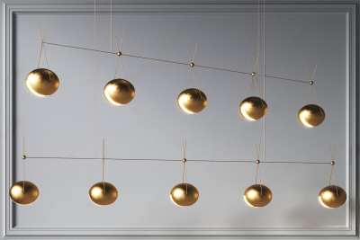 现代时尚吊灯3D模型下载